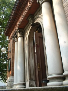 library entrance